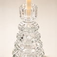 thumbnail image 6 of Clear Glass Christmas Tree Candle Holder Elegant Tabletop Centerpiece for Christmas Decor Holiday Winter Home Decor Gift Idea 5.2 In, 6 of 9