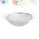 thumbnail image 4 of Colador de malla de acero inoxidable para arroz, escurridor de verduras para el hogar (diámetro de 28,5 cm, doble asa plateada), 4 of 7