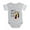 Heather Gray, variant on CafePress - Happynewyeardance_Bl - Cute Infant Baby Football Bodysuit
