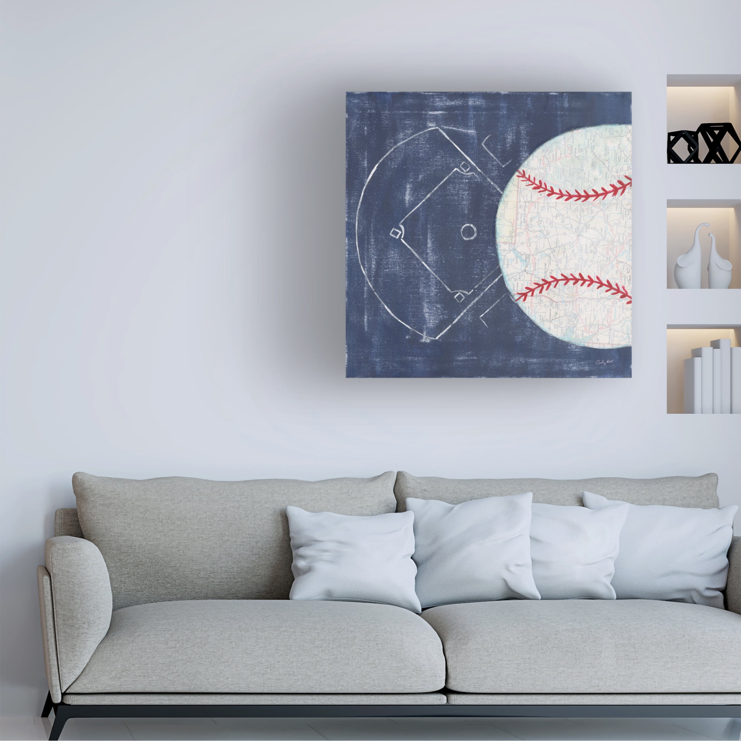 Courtney Prahl 'On the Field III' Canvas Art