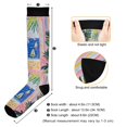 thumbnail image 3 of FORMRS Womens Knee High Socks Casual Long Thick Travel Daily Wear, 1 Pair, Yellow Seaside, 3 of 6