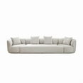 thumbnail image 3 of Pasargad Home Amalfi Fabric Living Room 4 Pieces Sofa Set, Warm Grey, 3 of 14