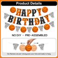 thumbnail image 2 of Decoraciones para fiestas de cumpleaños de baloncesto RICHHHA Happy Birthday, 2 of 6