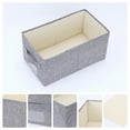 thumbnail image 6 of REGALWOVEN Storage Cube, Fabric Storage Bin with Handles for Shelves Closet, Foldable Basket Grey 15.7*9.1*7.9in, 6 of 7