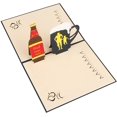 thumbnail image 2 of Happy Will Fathers Day Card, for Dad/Papa Birthday Card for Men, Husband, Boyfriend, Beer Pop Up Cards, Greeting Card for Birthday, Thankgiving Day, Fathers Day Gifs from Daughter son, 2 of 5