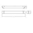 thumbnail image 2 of AFX Allen 4-feet Oil-Rubbed Bronze LED Vanity, White Acrylic Shade, 2 of 2