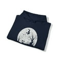 thumbnail image 4 of I Identify As A Witch Hoodie, Flying Witch Halloween Hoodie, 4 of 9