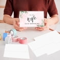 thumbnail image 2 of Koyal Wholesale Wedding Day Gift Cards Set with Envelopes Set of 12, Greenery Leaves 1, 2 of 5