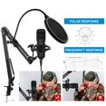 thumbnail image 4 of Dusknt F998 Live Broadcast Sound Card Integrated Rechargeable Microphone Condenser Microphone Stand Live Broadcast Set Black, Electrical Tools,, 4 of 7
