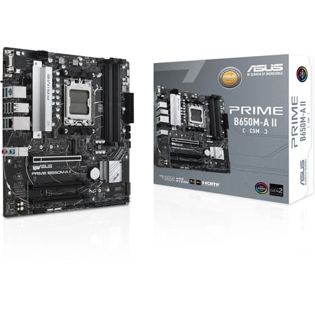 【中古】ASUS PRIME B650M-A II-CSM B650/AM5/MicroATX【ECセンター】保証期間１週間