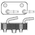 thumbnail image 2 of 2x Auto Transmission Oil Cooler 17227505826 For E46 1999 - 2005 325i 328i 330i, 2 of 5