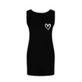 thumbnail image 4 of Betivan Women's Valentine's Print Nightdress, Sleeveless Backless Comfortable Sleep Dress, Fall Winter Fashionable Loungewear for Home Party Holiday Travel, 4 of 6