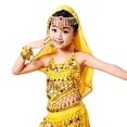 thumbnail image 5 of TIANZEN Girls Belly Dance Outfit Kids Dance Ethnic Performance Dress Girl Outfits Size 6x, 5 of 5