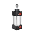 thumbnail image 3 of SC40X100 40mm Bore 100mm Small Piston Pneumo Double Acting Stroke Pressurized Rod SC Air Pneumatic Cylinder ,Strong Durability, 3 of 7