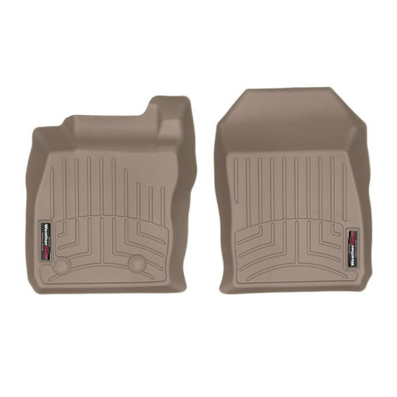 Weathertech Floor Liner 4516021 FloorLiner; Molded Fit; Tan; Thermoplastic Polyolefin TPO; 2 Piece