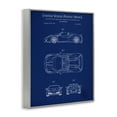 Stupell Industries Detailed Automobile Blueprint Transportation