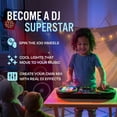 thumbnail image 3 of The Next Beat by Tiesto First DJ Mixer for Kids with Jog Wheel, DJ Effects, & LED Pads, 3 of 10
