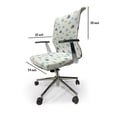 thumbnail image 4 of Ambesonne Clouds Office Chair Cover Stretchable High Back, Hearts Polka Dots, Pale Sky Blue Blue Grey, 4 of 6