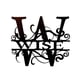 thumbnail image 2 of Decoración para el hogar, decoración de habitaciones, decoración de paredes: 21 letras decorativas hechas de metal y hierro. Arte en hierro para la pared., 2 of 6