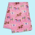 thumbnail image 6 of Wildkin Kids Plush Velour Throw Blanket for Girls and Boys (Horses Pink), 6 of 7