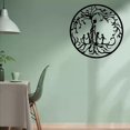 thumbnail image 5 of Wall and Child Family Tree Metal Hanging Silhouette Bedroom Living Room Decor -, 5 of 8