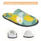 thumbnail image 3 of Balery Lemons Chamomile Flowers And Leaves Pantuflas de Casa de Felpa Silenciosas con Diseño Estampado, Zapatillas Cómodas Antideslizantes de Algodón para Interior-Large, 3 of 8