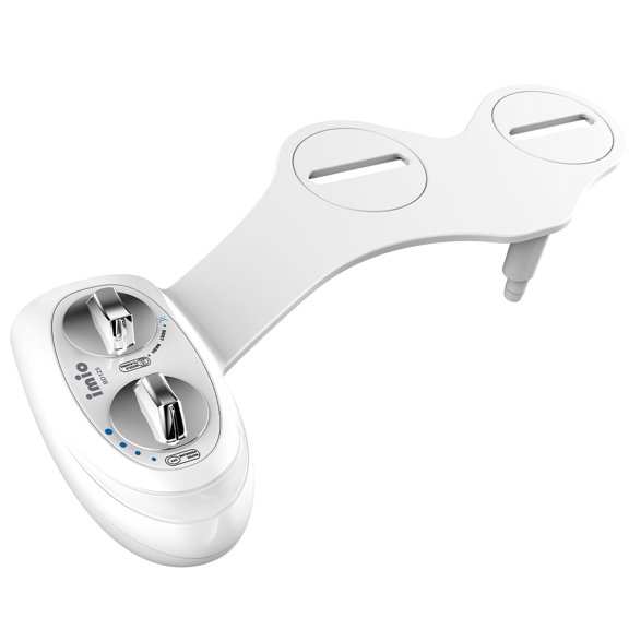 imio BD125 Non-Electric Bidet Attachment Adjustable Water Pressure and Self Cleaning Nozzle
