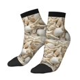 thumbnail image 2 of Bingfone Starfish And Sea Shells Design Patterned Men'S Women'S Casual Cotton Socks, 2 of 9