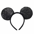 thumbnail image 1 of Diadema con lazo de lentejuelas y tambor, diseño de dibujos animados de Minnie, lentejuelas estéreo, diadema con lazo de lentejuelas de algodón, efecto 3D, estilo versátil, cómoda de llevar, 1 of 6