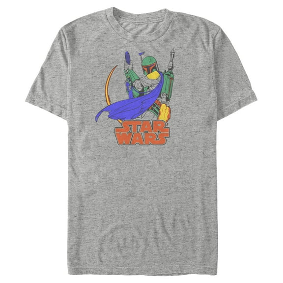 Men's Star Wars: A New Hope Colorful Boba Fett Pose Graphic T-Shirt