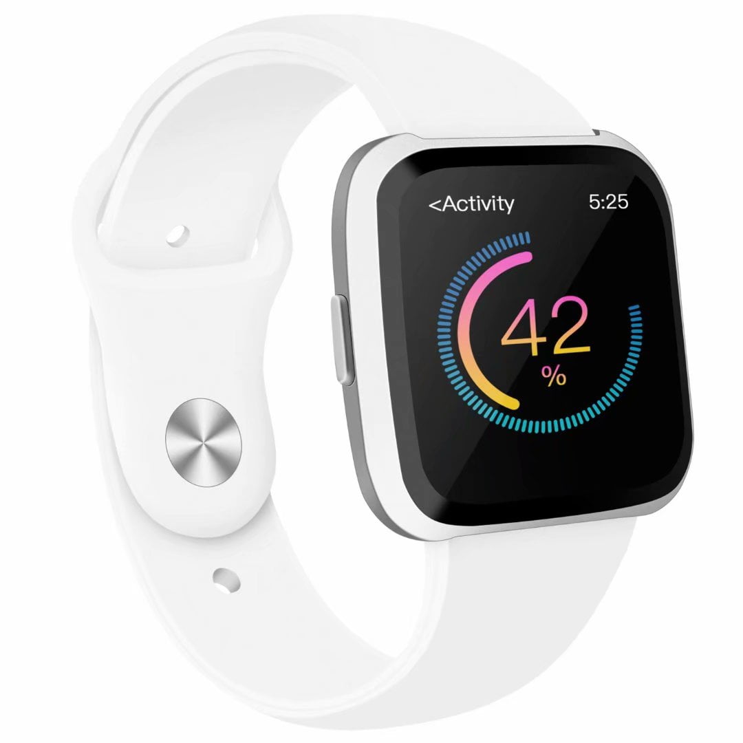 fitbit versa white strap