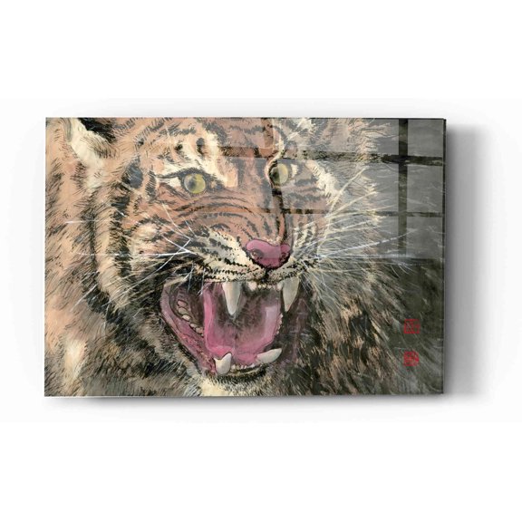 Epic Art 'Rage' by River Han, Acrylic Glass Wall Art, 16"x24"