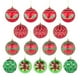 thumbnail image 5 of Adornos navideños | Decoraciones para el árbol de Navidad - Juego de 16 bolas galvanizadas para la decoración festiva del hogar y fiestas navideñas, 5 of 9