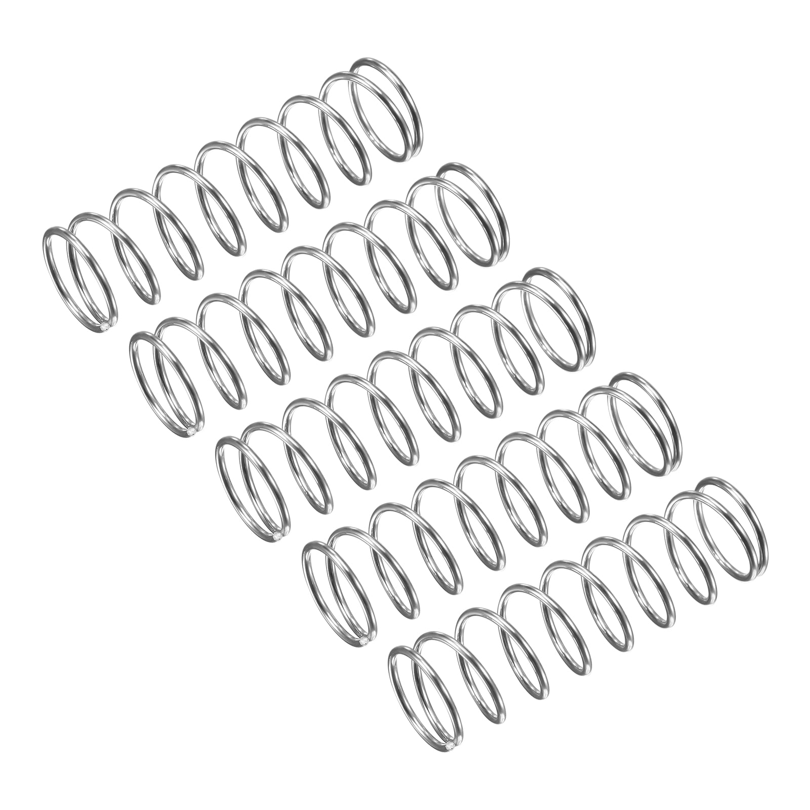 Uxcell Copression Spring,304 Stainless Steel,12 OD,1.5 Wire Size - View #2