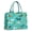 Dachshund Beach Summer, variant on French Bulldog Head Silhouette Tote Bag, Travel Tote Purse with Interior Pockets & Top Handle, Large Capacity Gifts for Work Shopping Travel,15.7 X 5.1 X 13 Inches