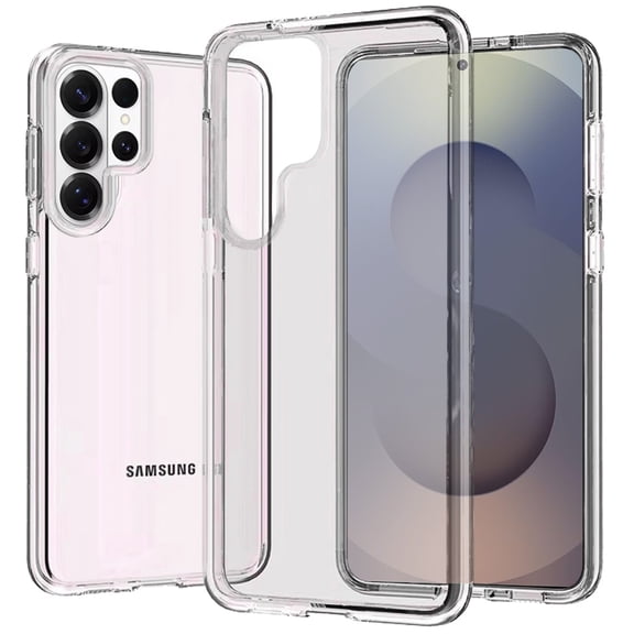 For Samsung s26 Ultra Sturdy Ultra Thick 3mm Transparent Hybrid Case Cover - Clear