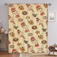 thumbnail image 1 of Goory 2PCS Rideaux de Luxe Décor de la Maison Longs Rideaux de Noël Rod Poche Fenêtre Rideaux Traitements Chambre Style-C W: 33 "x H: 83", 1 of 6