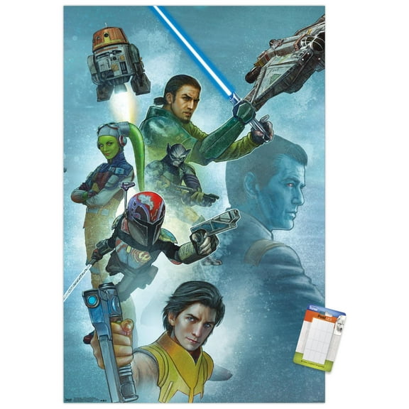 Star Wars: Rebels - Celebration Mural Wall Poster, 22.375" x 34"