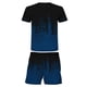 thumbnail image 3 of Adult Breathable Short Sleeved Shorts With Ink Wash Style Loose Fitting Pullover Two-piece Set, 3 of 3