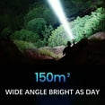 thumbnail image 4 of Hvmvliv Bright Flashlight Flashlights High Lumenss Rechargeable Bright LED Flashlight Strong Light Flashlight Type-C Charging Outdoor Digital Display Fluorescent LED Flashlight Multicolor, 4 of 9