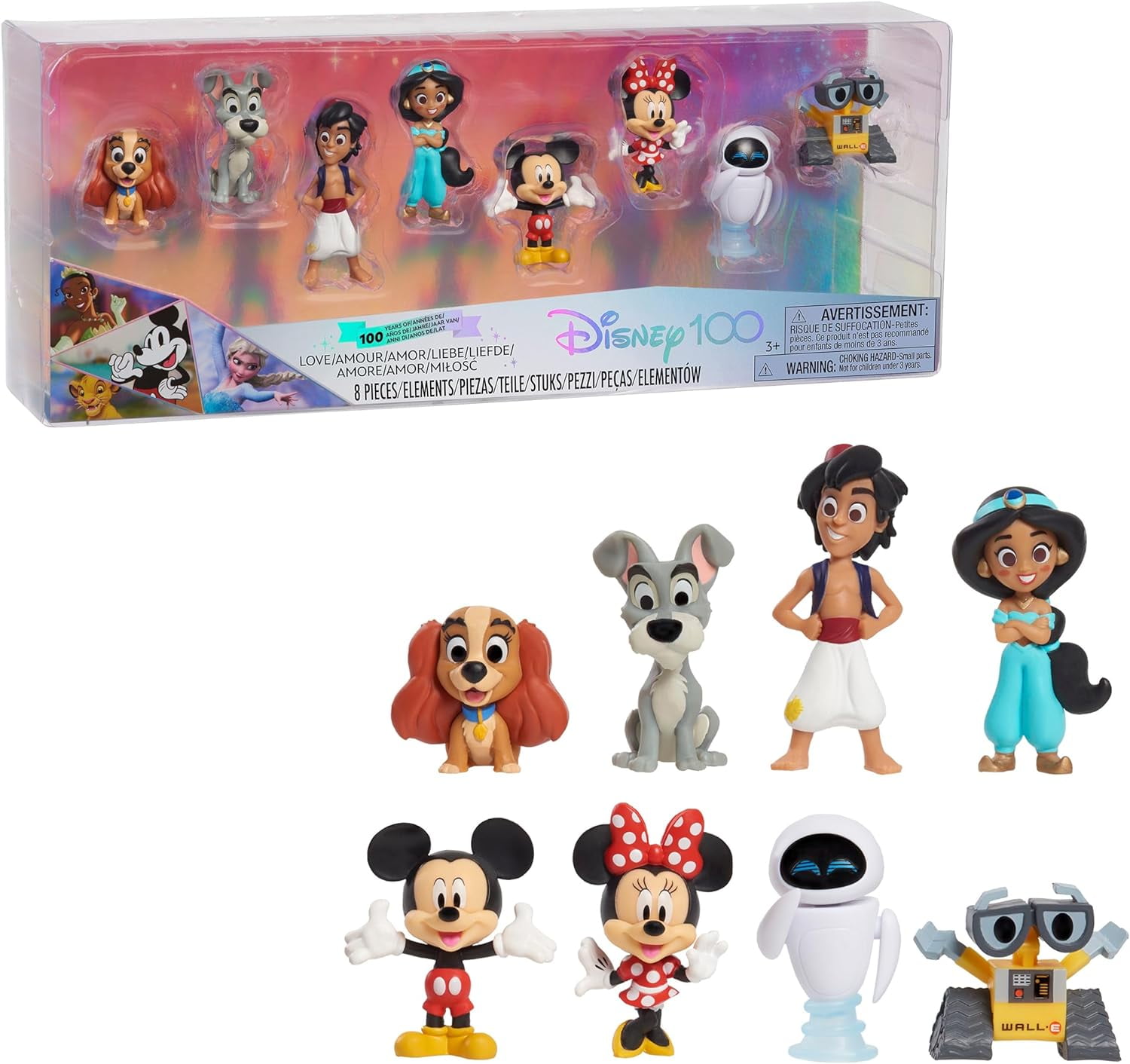 新品未開封品 Disney100 Disney CHARACTERS Disney 100 Years of Spirited Adventures Mini Characters