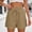 Beige, variant on HAIJIE Women Swim Shorts Casual Shorts Drawstring Womens Board Shorts for Women Girls Summer Pull on Short