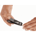 thumbnail image 3 of Heavy Duty Nail Clippers for Men with Catcher, Sharp Stainless Steel Nail Cutter for Fingernails and Toenails, Ergonomic Lever, Includes Storage Pouch, 3 of 6