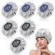 thumbnail image 1 of Juego de gorros térmicos para acondicionamiento profundo, gorros reutilizables de papel de aluminio para vaporizador capilar y tratamiento con aceite caliente., 1 of 5