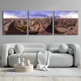 thumbnail image 4 of Epic Art 'Lavender Chicago' by Epic Portfolio, Acrylic Glass Wall Art, 3 Piece Set, 108" x 36", 4 of 8