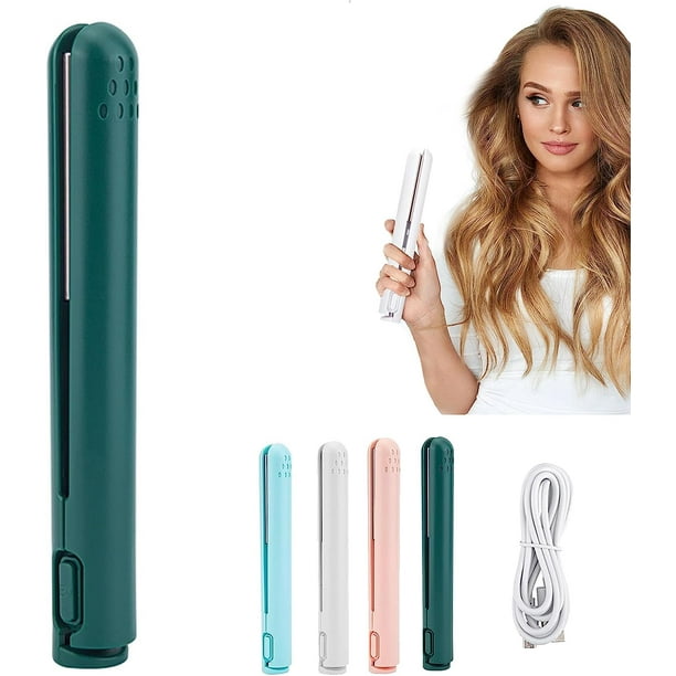 Cordless hair top curling iron