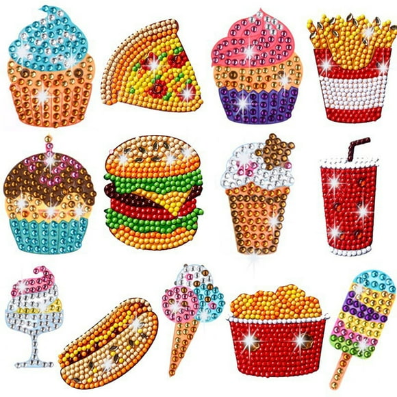 Children'S Diamond Painting Kit--Painting Kits for Kids Painting Stickers Arts and Crafts for Kids Gem Sticker Gem Art Kits for Kids Dots Kids Girls 6812 Ice Painting for Kid
