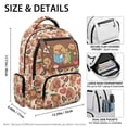 thumbnail image 4 of Bulopur Capybara Kids Backpack for Girls Boys, Kawaii Animal Print School Bag Lightweight/Breathable/Durable/Waterproof Multi-Pocket Book Bag for Kids 6-12, 4 of 7