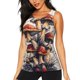 thumbnail image 1 of Fotbe Cute Forest Mushrooms Blusas Sin Mangas para Mujer – Estilo Casual, Corte Suelto, Slim-Fit, Cuello Redondo Deportivo, Tops de Verano para Gimnasio y Yoga-Large, 1 of 7