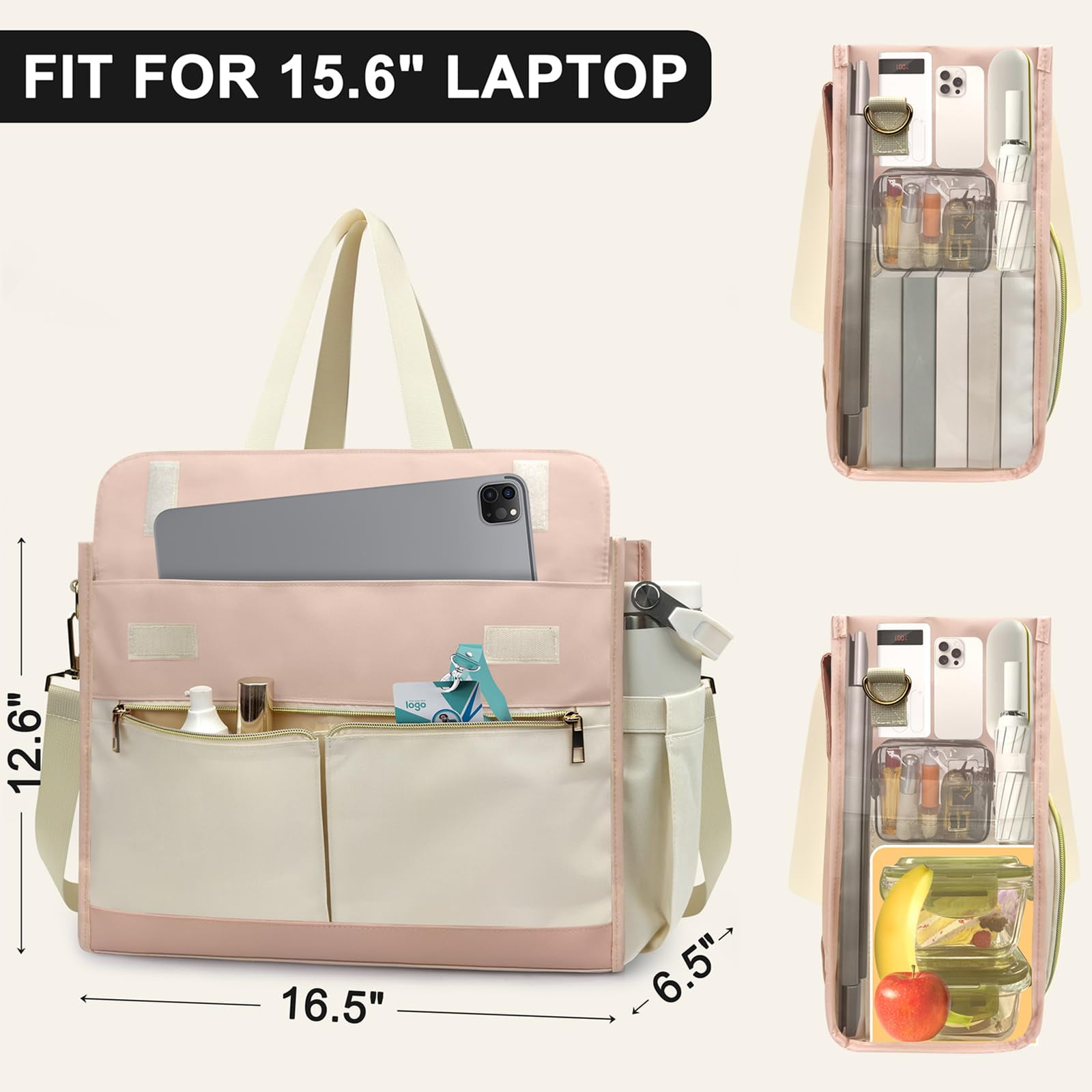 Pasman Insulated Polyester Reusable Lunch Totes